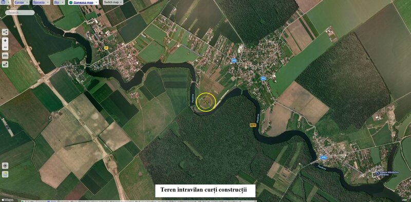 Ilfov Peninsula Ganeasa, 1075 mp. intravilan langa balta si padure